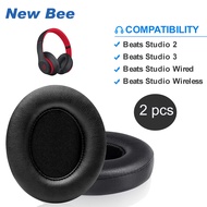 New Bee Miếng đệm tai thay thế Beats Studio 2 miếng Cách ly tiếng ồn Bộ nhớ Foam đệm tai cho Beats S