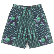 迪奧男裝 2022秋冬系列 293C170A5680 100%純棉玫瑰印花短褲，黑色，46碼，義大利製造，正品，男士款，成色極佳。