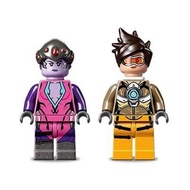 ow001 ow002 Lego Overwatch 75970 - Tracer (Lena Oxton) Widowmaker (Amélie Lacroix) Minifigure - New