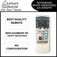 [Singapore Seller] Mitsubishi Aircon Remote Control Heavy Industries Mitsubishi Remote RKX502A001