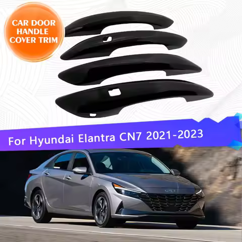 For Hyundai Elantra Avante Hyundai i30 Sedan CN7 2021 2022 2023 Car Door Handle Cover Trim Set Scrat