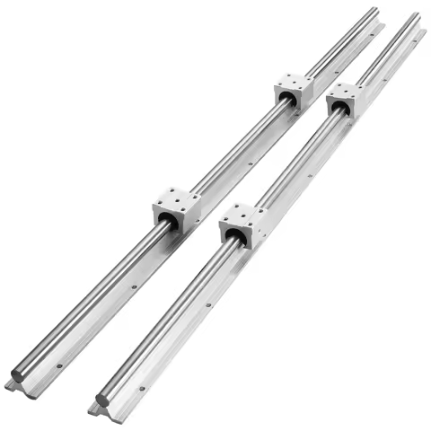 SucceBuy 2PCS Linear Guide Rails SBR12 SBR16 SBR20 SBR25 800-2200mm & 4PCS UU Bearing Blocks Smooth 