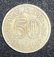 【AUTHENTIC】50 SEN (1967-69) DUIT LAMA OLD MONEY OLD COIN OLD BANKNOTES DUIT RAYA HARI RAYA RAYA PROMO CLEARANCE