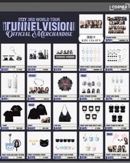 ITZY 3rd World Tour TUNNEL VISION 香港演唱會官方周邊商品代購