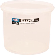 Iwasaki Kogyo Food Storage Container Clear 1.6L M Natural Keeper Round B-314 N