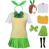 Lmetsky Nakano Yotsuba Cosplay Costume Dress Yotsuba Cosplay Outfit Uniform Outfit Costume Halloween