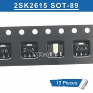 10pcs 2SK2615 Marking ZA SOT-89 2A/60V N-Channel MOSFET Transistor new original