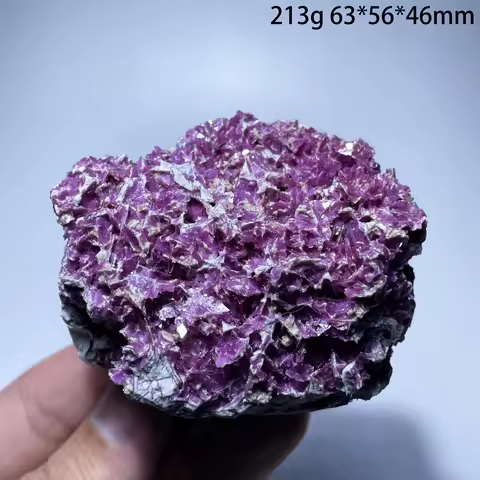 Natural Italy Ruby Fluorescence Effect Barklyite Stone Mineral Specimen Crystal Quartz Stone Home De