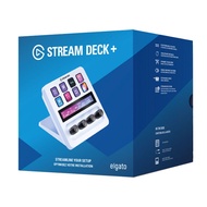 Elgato Stream Deck + White Edition (10GBD9911) - USB-C, 8 LCD keys, for PC & Mac