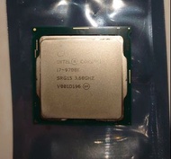 英特爾 Intel Core i7-9700K LGA 1151 CPU處理器 二手良品