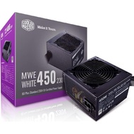 POWER SUPPLY COOLER MASTER MWE 450 WHITE 230V - V2 80+ FLAT CABLE