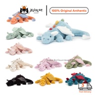 Jellycat Dragon Plush Toy,plushie,toy,plushie pillow,cute stuff,birthday gift,toy,hadiah,plush