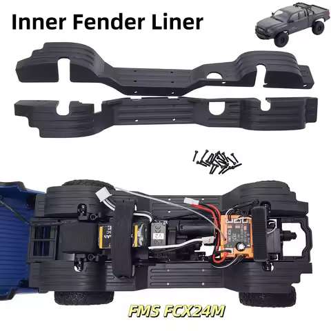Fms Plastic Side Step Pedal Rc Crawler Upgrade Parts Fit For 1 24 Fms Fcx24m Tacoma Rc Climbing Car 