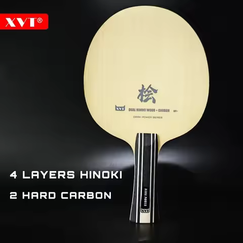 XVT Dual HINOKI CARBON Dark Power Table Tennis Blade/ ping pong Blade/ table tennis bat