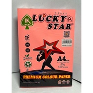 【1PACK=450SHEET ! ! !】LUCKY STAR PREMIUM COLOUR PAPER 80GSM 450 SHEET (CS342 CYBER PINK) CYBER COLOU