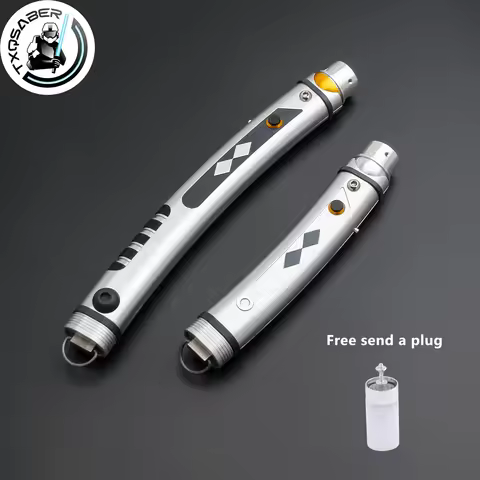 TXQSABER Lightsaber Ahsoka SD RGB Pixel Metal Handle Blaster FOC Smooth Swing Heavy Dueling Lightswo