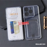 Realme C61 Realme C63 Clear Card Slot Clear Card Case Realme C61 Realme C63