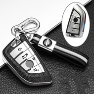 PU+TPU Car Key Case For BMW 5 Series G30 G38 F30 F20 X1 X3 X5 3/4 Buttons Smart Remote Fob Cover Key