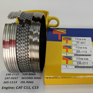 Komatsu แหวนลูกสูบเครื่องยนต์4D95 Cummins อะไหล่รถขุด PC130-7 PC120-6แหวนลูกสูบเครื่องยนต์4D102 PC10