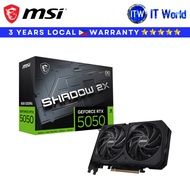 MSI NVIDIA GeForce 8GB GDDR6 RTX 5050 8G SHADOW 2X OC Graphics Card | itw