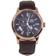 Orient Automatic Sun &amp; Moon Brown Leather Watch AK00003T0 AK00003T SAK00003T0