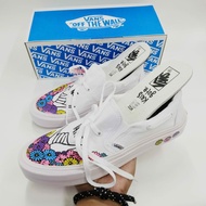 Vans Shoes Vans Women's Shoes Vans Slip On Kris Goto X Japan Lacey Flower White