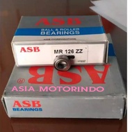 Miniature bearing MR 126 ZZ ASB ball bearing MR 126ZZ UK 6x12x4mm