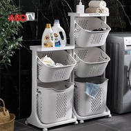 0136 2/3 Tier Laundry Basket Bathroom Storage Basket Laundry Basket Clothes Basket Laundry Clothes B