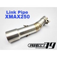 YAMAHA XMAX250 Slip On Piping Stainless Steel Exhaust Project79 Muffler Project 79 QPM04SV/BK Ekzos 