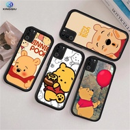 RK85 Winnie The Pooh hp Plating Casing for Samsung A20 A56 A11 A10 S20 A21S A51 M02S A36 FE A03S A71