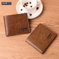 JEEP SPIRIT 1941 ESTD 2022 Trendy Latest Designs Men Brief Portable Wallet Student Wallet Card Inser