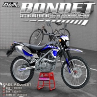 Decal STICKER KLX BF 150 MOTORCYCLE STICKER free custom design
