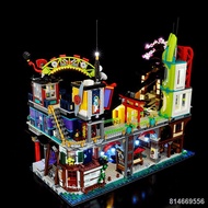 HiBrick Lighting Compatible with Lego 71799 Ninjago City Bazaar Building Block Model Remote Control 