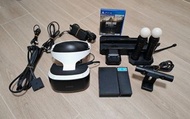 PS4 Playstation VR 頭戴裝置連配件及遊戲