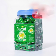 Viên Ngậm thảo mộc Genat Gezcol Gezcol  thơm mát Mật ong Chanh Đào giảm ho giảm đau rát cổ họng bị k
