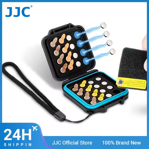 JJC Size 312 13 10 Battery Case Holder Hearing Aid Batteries Case for 32x A312 Size312 P312 312A PR4