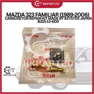 MAZDA 323 FAMILIAR (1989-2006) CARBURETOR REPAIR KIT MADE BY KEYSTER JAPAN B315-13-600