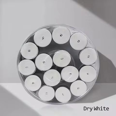 60pcs/lot Tennis Overgrip PU Anti Slip Sweatband Absorbed Tape Tenis Racquet Tennis Racket Damper Gr