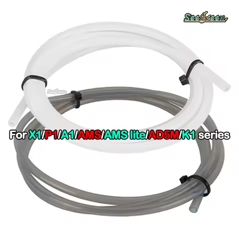 For Bambu Lab Ptfe Tube 2 5mm 4mm P1S P1P AMS A1 Mini 3D Printer Teflonto Pipe X1C Bambulab Ptfe Tub