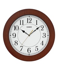 深水埗 有門市全新正貨1年保養/時鍾/掛牆鐘/Clock/CASIO/卡西歐/卡西欧 IQ-133-5 IQ133-5  清晰簡單 靜音 木紋掛鐘