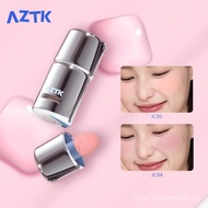 AZTK Frozen Liquid powder blusher powder blusher expands and shrinks matte atmosphere, improves appe