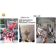 Bubble Balloon - 18 inches (M'sia Ready Stock)