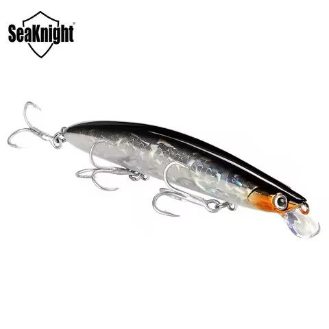 SeaKnight Brand SK008 Minnow Fishing Lures 20g 125mm Sinking Depth0.3~0.9M Artificial Hard Bait 3 Ho
