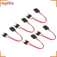 MYTHIS 5PCS Fuse Connector, 16AWG With Wire Car Fuse Holder, Waterproof 20A Auto Inline Fuse Holder 