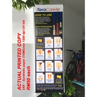 IteraCare Promotion Bunting - How to use. itera banner tera wave printing design