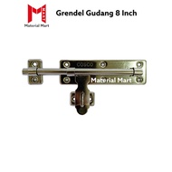 8 Inch Stainless Steel Slot Warehouse Latch | 8" Door Latch | Overval | Material Mart