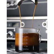 D.M Taste caf'e- [Invoice Attached] Double Mouth Handle Measuring Cup/Espresso Machine Espresso Ounc