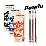 (1Box Or 12pcs) PANDA Gel Tech Pen 0.5mm Sign pen Gel Pen T800 School Office Supply