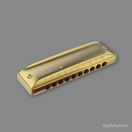 S3NQ People love itImported Sound Spring Hole Sound Ten Holes Blues Blues10Hole Harmonica Professional-Grade All-Metal B