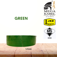 Mega Insulated Cable Wire/ Kabel PVC Bersalut with SIRIM (1.5mm / 2.5mm / 4mm) (100 meter) [Ready St